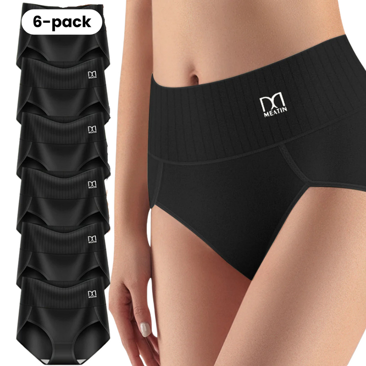 Damen Bauchweg Shaper Slip mit hohem Bund für eine glatte, figurformende Silhouette, unsichtbar unter Kleidung.