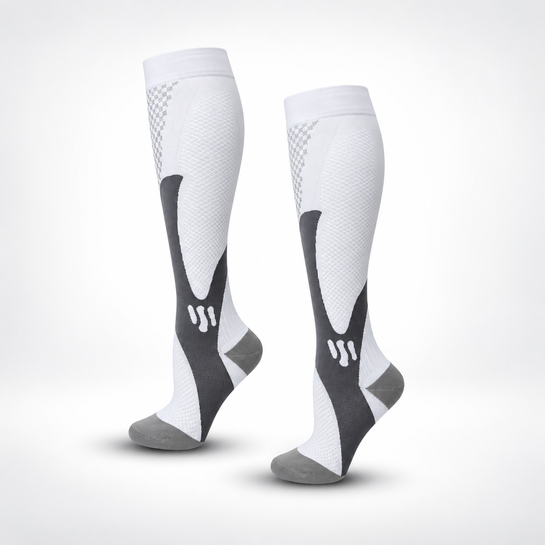 Aktive Beinunterstützung durch Kompressionsstrümpfe für Sport, Laufen und Alltag, unisex.