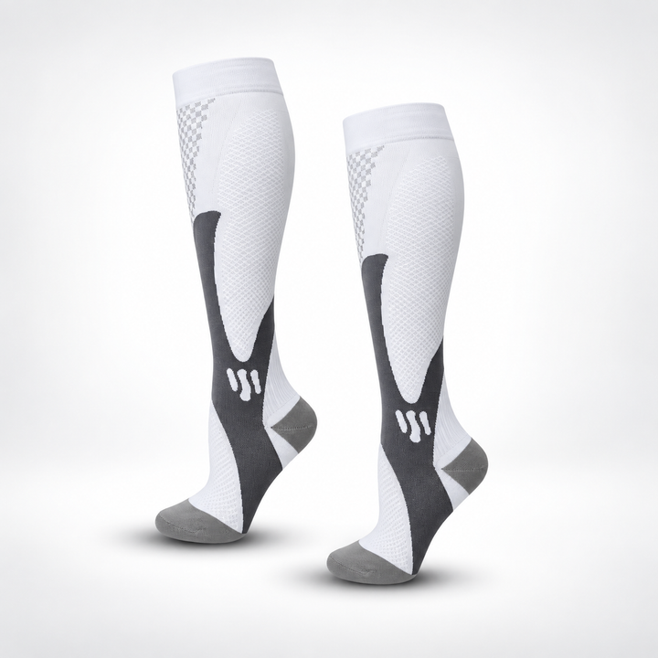 Aktive Beinunterstützung durch Kompressionsstrümpfe für Sport, Laufen und Alltag, unisex.