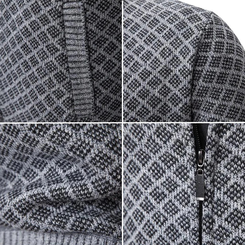 Elegante Strickjacke für Herren im modernen Business Stil