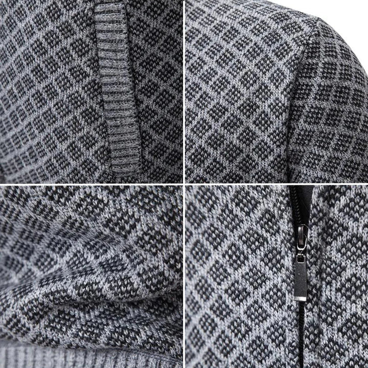 Elegante Strickjacke für Herren im modernen Business Stil