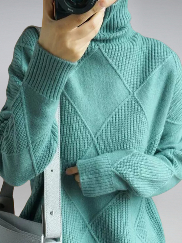 Damen Rollkragenpullover Farbvarianten