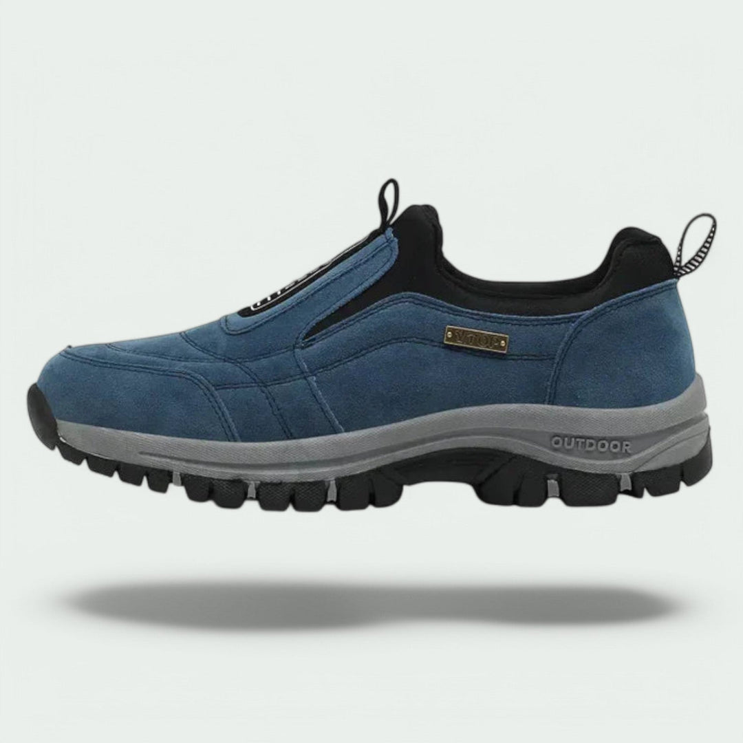 Bequeme Herren Freizeitschuhe mit rutschfester Sohle in der Detailansicht