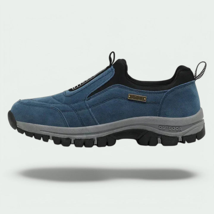 Bequeme Herren Freizeitschuhe mit rutschfester Sohle in der Detailansicht
