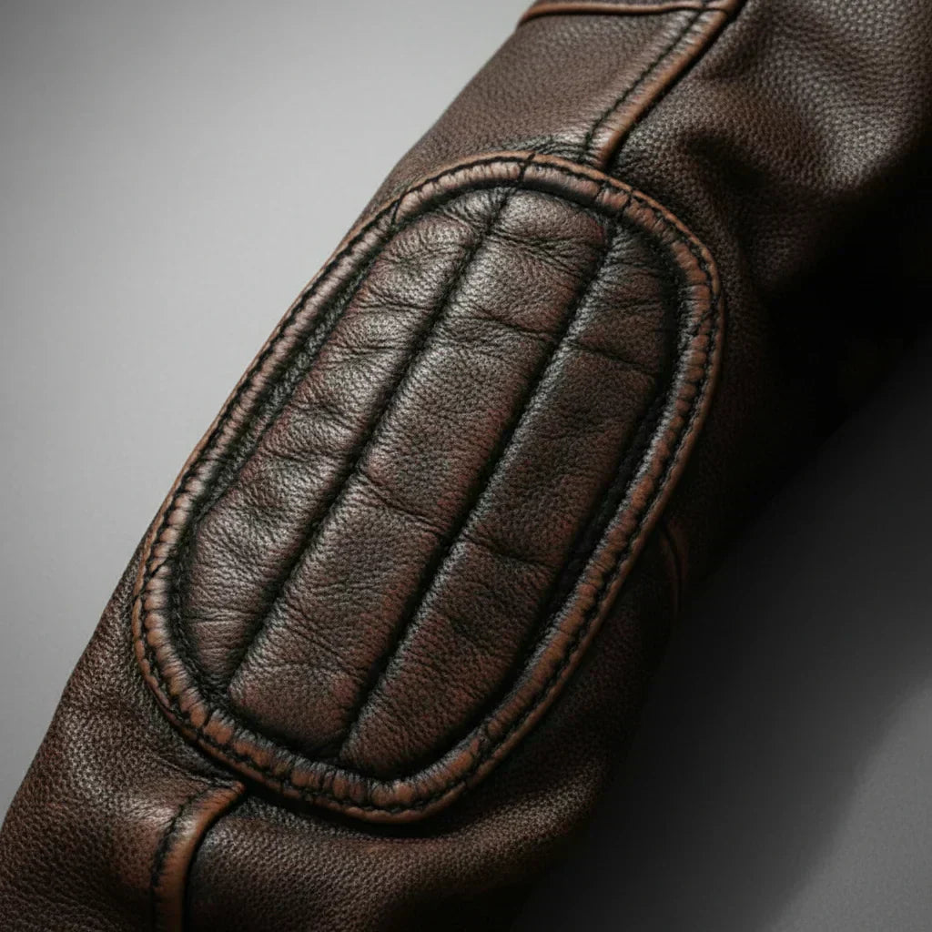 Braune Vintage Herrenjacke, eine stilvolle Freizeitjacke für den modernen Mann mit zeitlosem Charme.