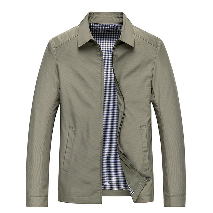Beige Herren Übergangsjacke in modernem und schlichtem Design