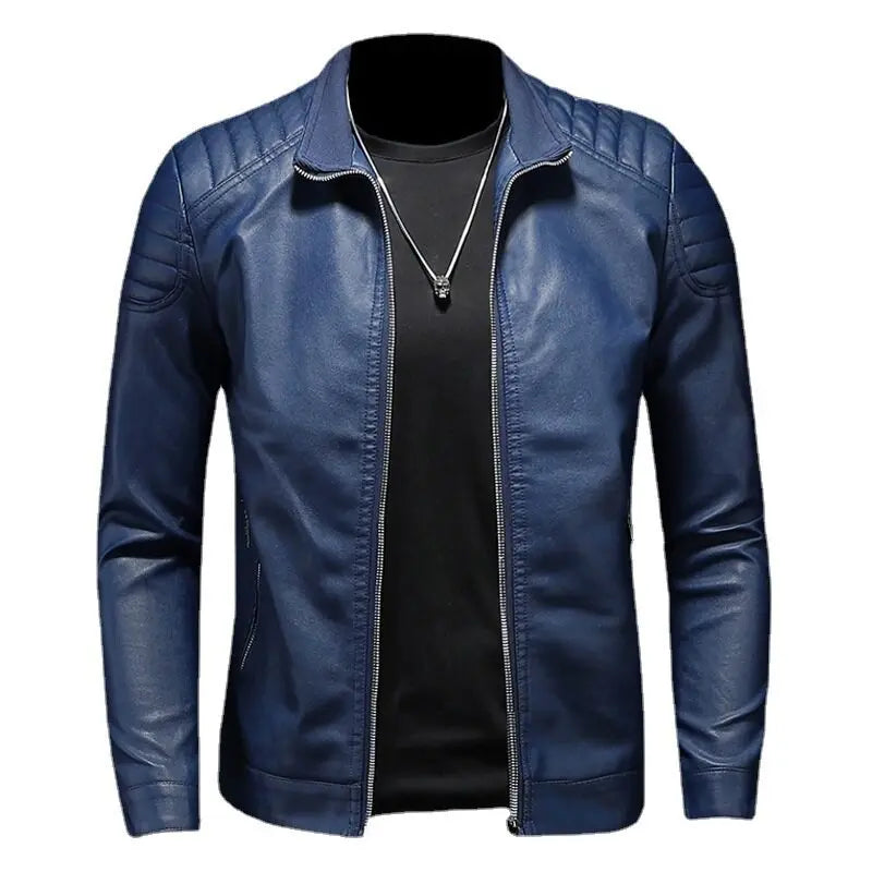 Blaue Designer Herrenjacke in klassischer Passform