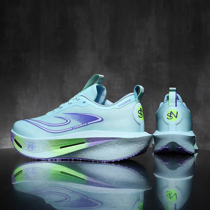 Blaue Herren Freizeitschuhe mit niedriger Schaftform