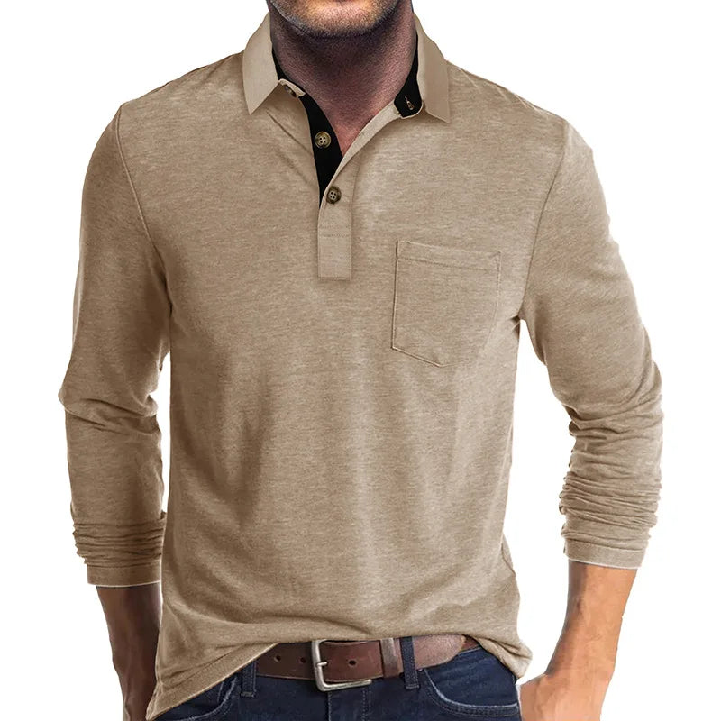 Herren Langarmshirt in Weiß