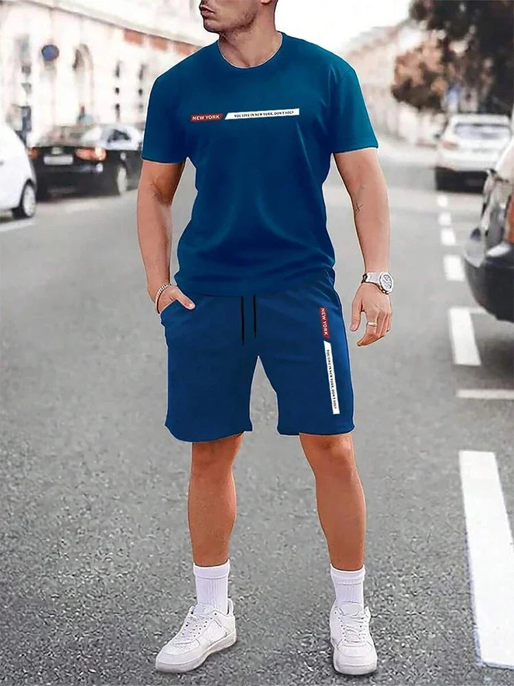 Bequeme Herren Shorts in Türkis mit praktischen Taschen