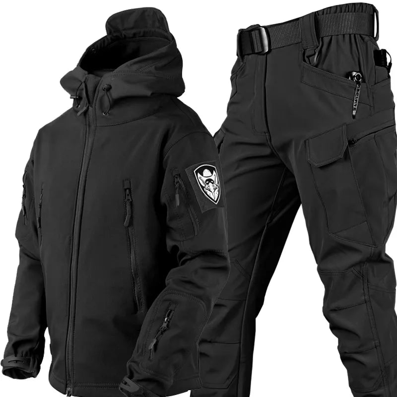 Herren Taktische Wind- und wasserdichte Outdoorjacke und -hose