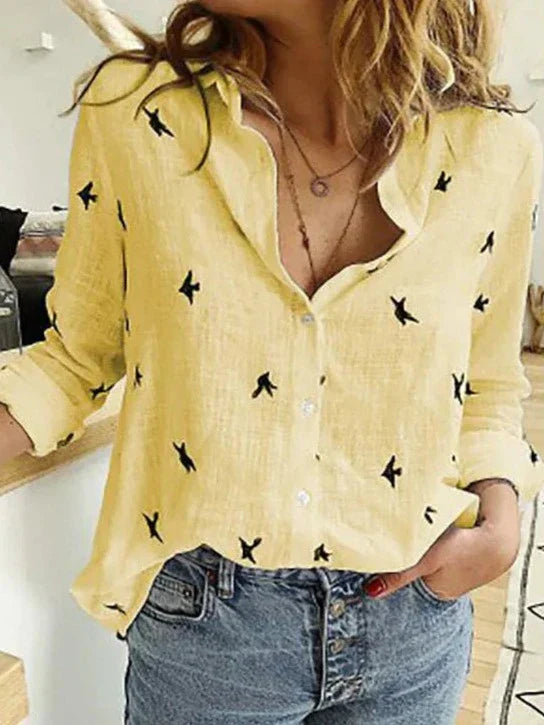 Damen Bluse mit langen Ärmeln