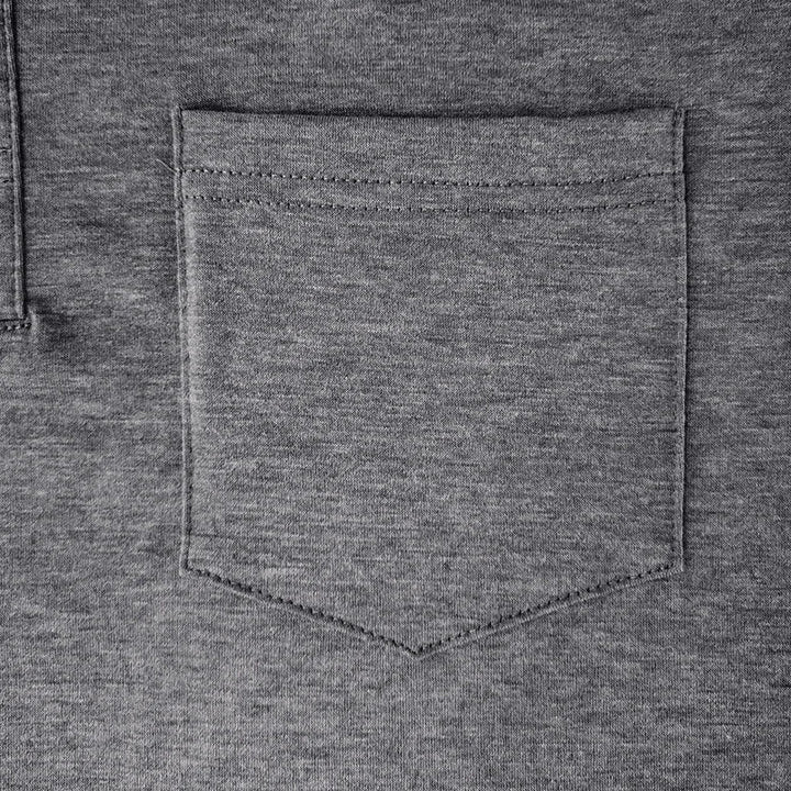 Tailliertes Langarm Polo für Männer, ideal als Büro Outfit geeignet