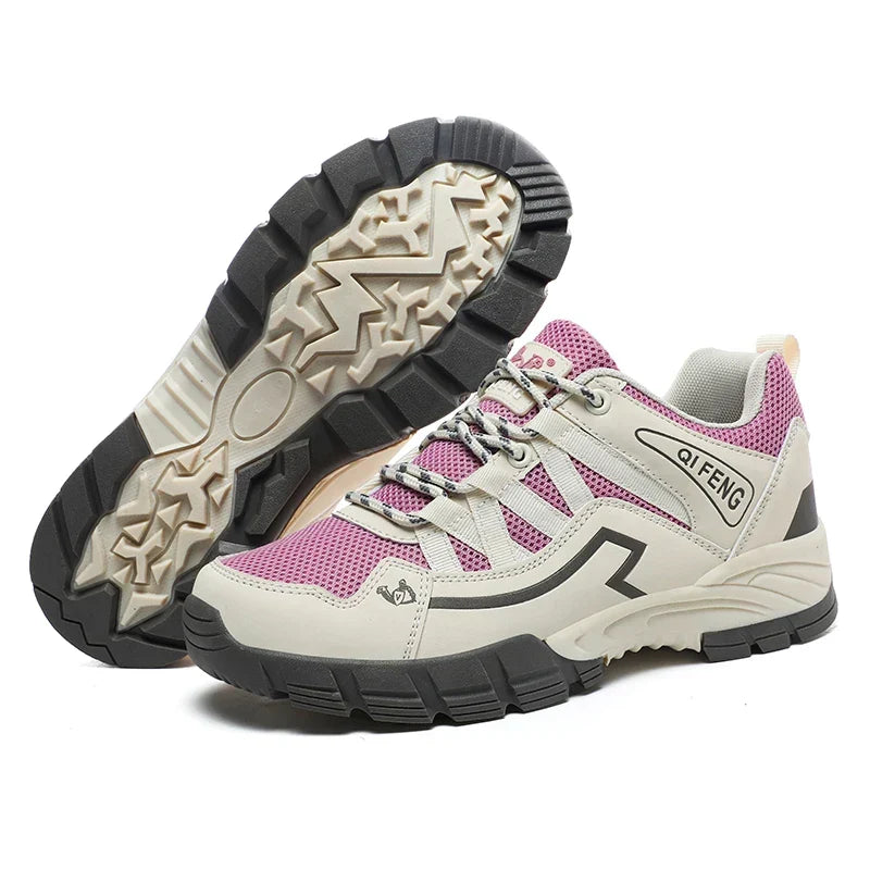 Leichte Damenschuhe für Outdoor Sport, flexible Sohle im Einsatz