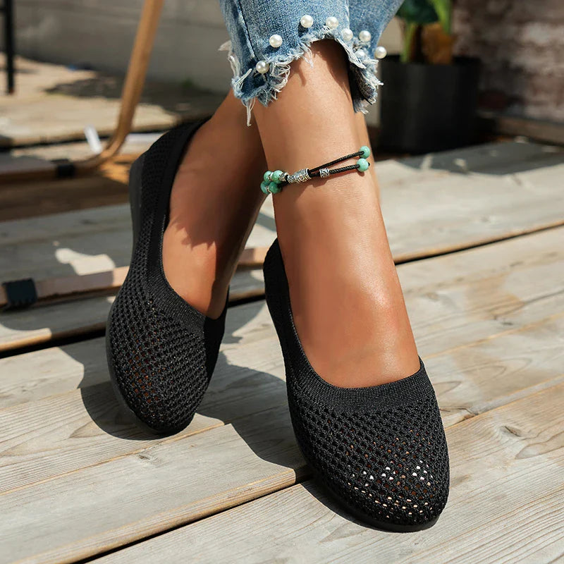 Damen Elegante Ergonomische Ballerinas