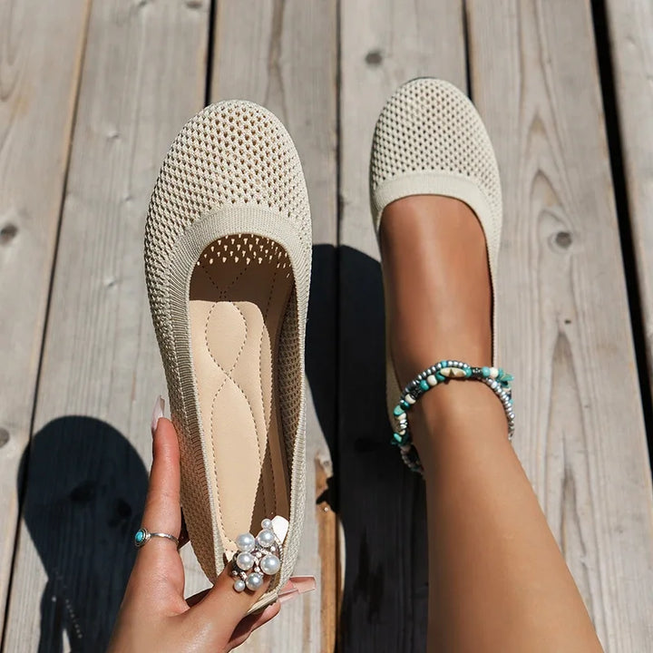 Damen Elegante Ergonomische Ballerinas