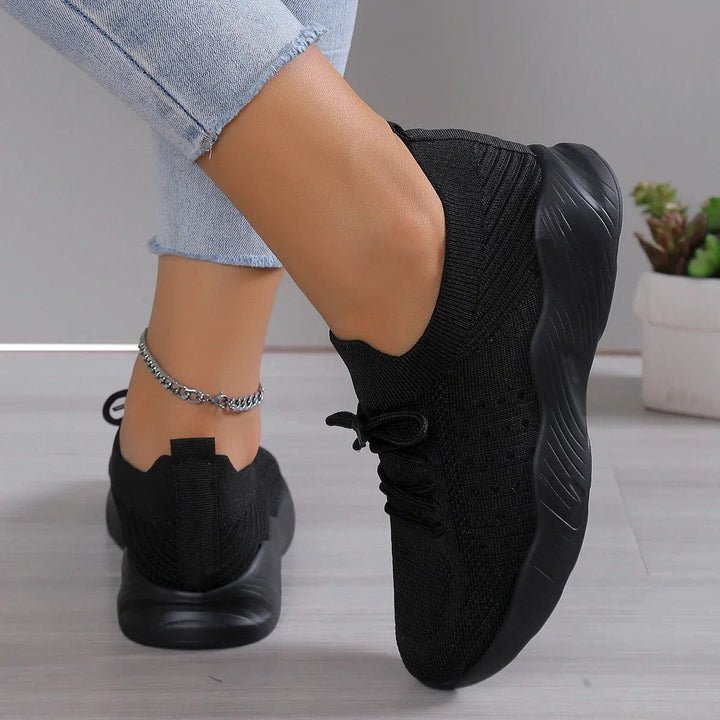 Beige orthopädische Sneaker für Damen, bequeme Schuhe für den Sommer