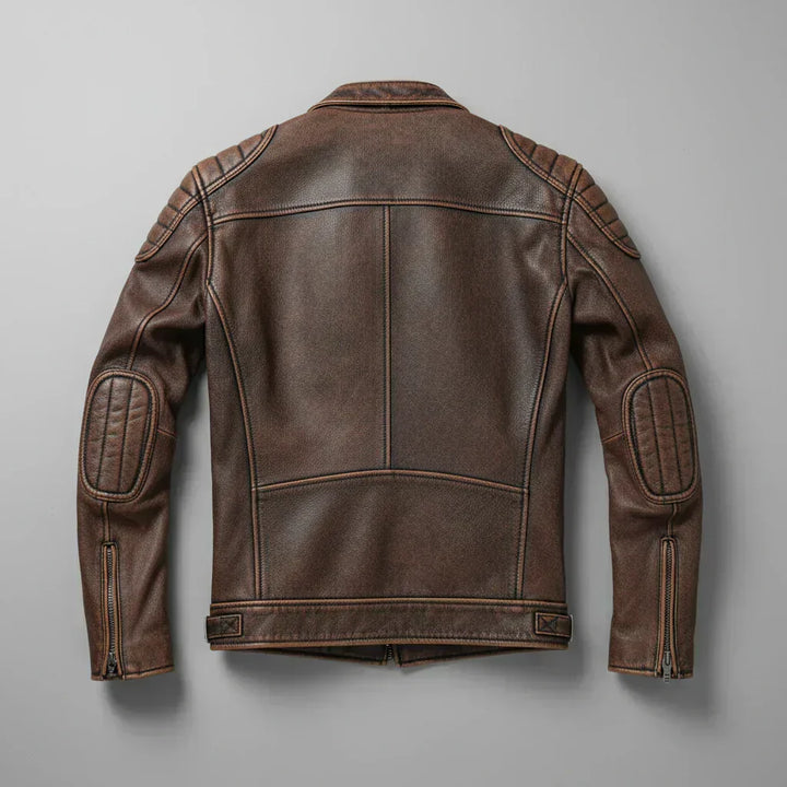 Vielseitige Herren Vintage Jacke, perfekt als Freizeitjacke oder stilvolle Oberbekleidung in Braun.