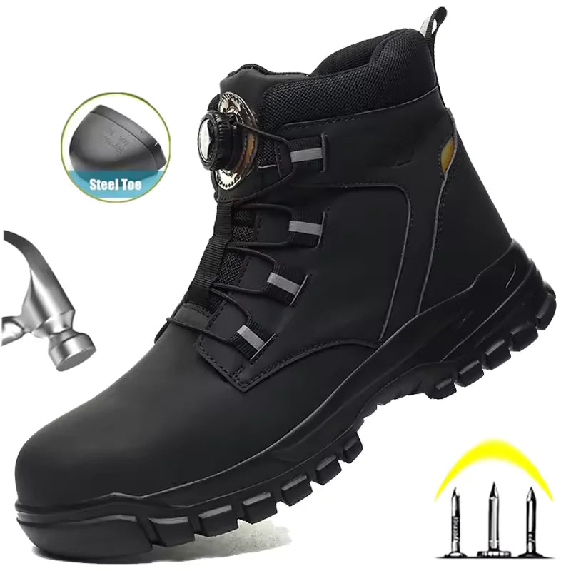 Modernes Design der Herren Sicherheitsschuhe kombiniert Stil mit Schutz und hohem Komfort.