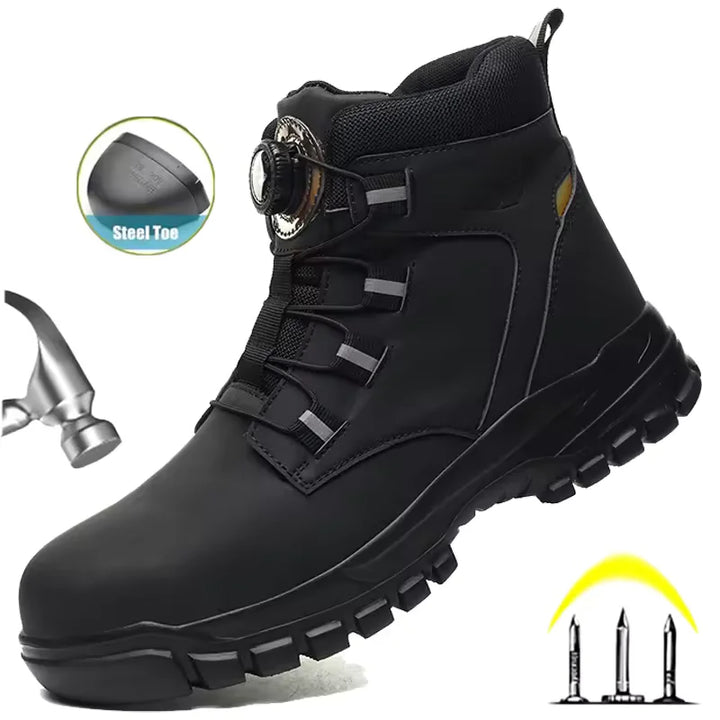 Modernes Design der Herren Sicherheitsschuhe kombiniert Stil mit Schutz und hohem Komfort.