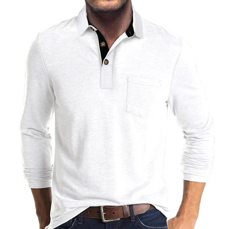 Herren Langarmshirt in Grün