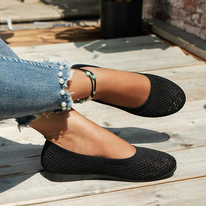 Damen Elegante Ergonomische Ballerinas