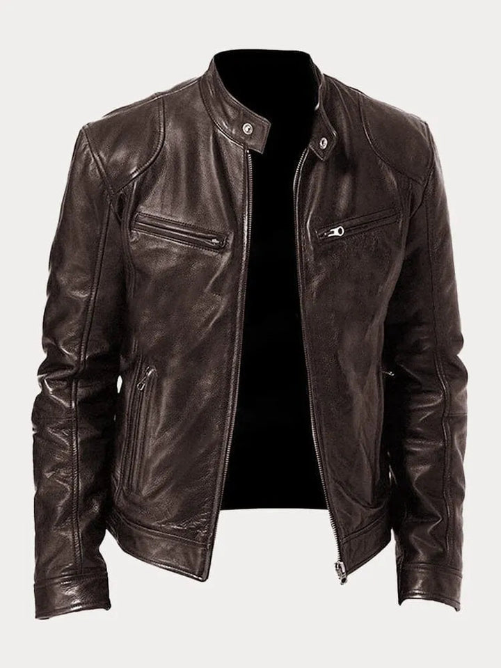 Modische Herrenjacke mit praktischem Frontreißverschluss