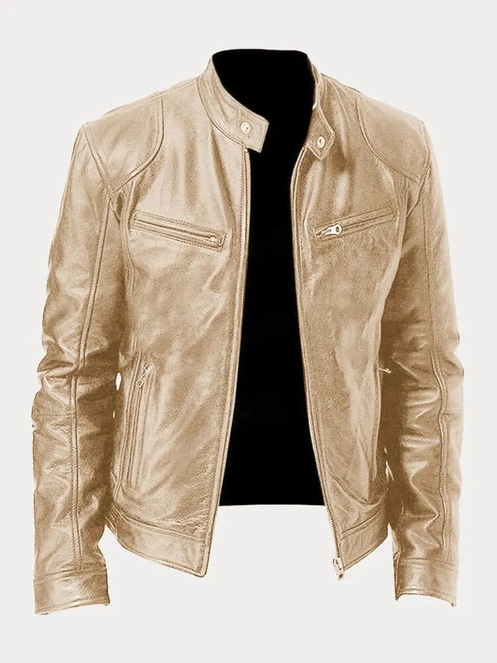 Stilvolle Übergangsjacke für Männer in elegantem Schwarz