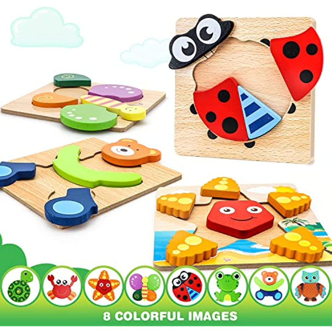 Montessori-Tierpuzzle - Feinmotorik Fördern | Für Kinder