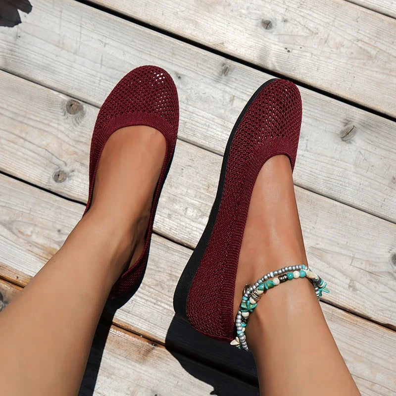 Damen Elegante Ergonomische Ballerinas
