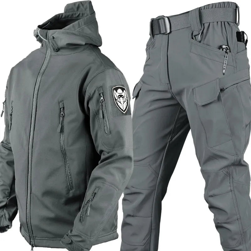 Herren Taktische Wind- und wasserdichte Outdoorjacke und -hose
