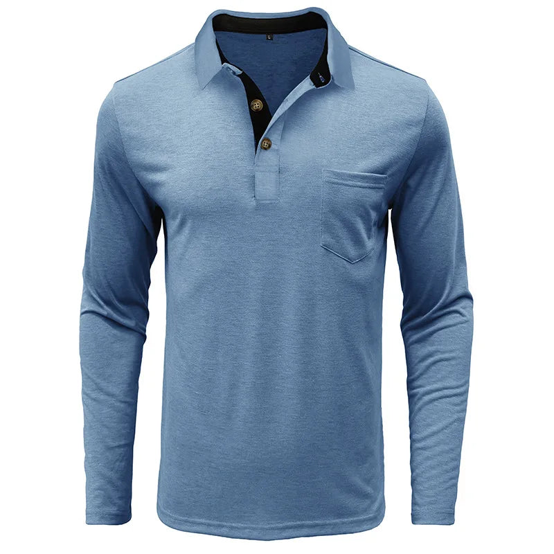 Elegantes Herrenmode Langarmshirt tailliert für vielseitige Looks