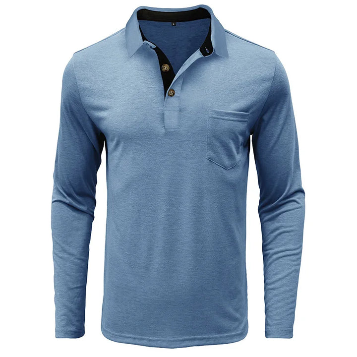 Elegantes Herrenmode Langarmshirt tailliert für vielseitige Looks