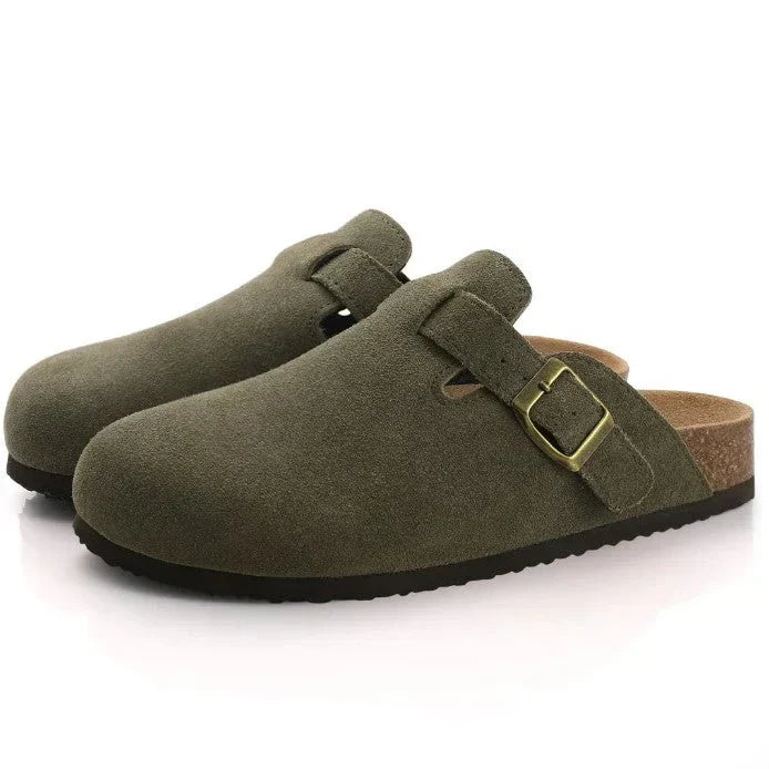 Unisex Leder Boston Sandalen - Zeitloser Komfort und Stil