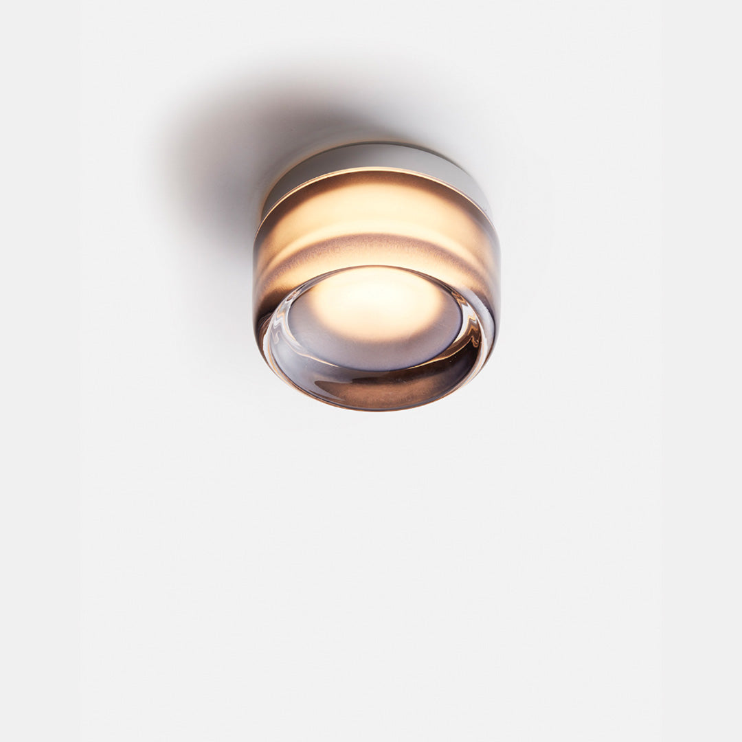 Moderne Dimple Sconce Wandlampe aus Acryl und Aluminium