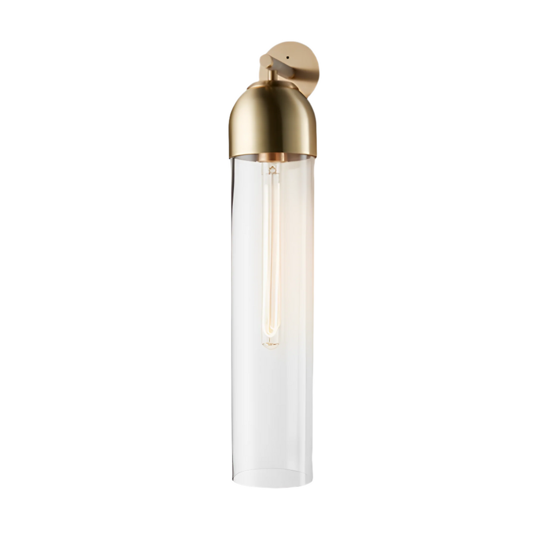 Moderne Kunstglas-Wandleuchte für elegante Räume