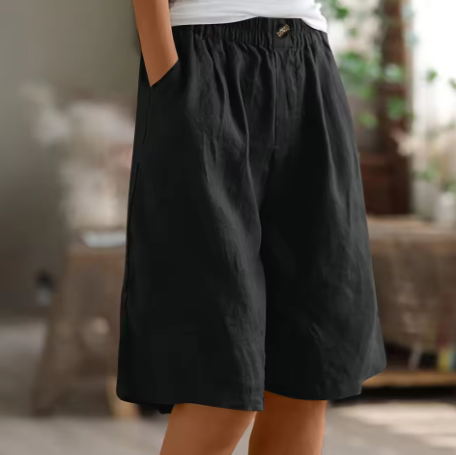 Damen Freizeithose Detailansicht, atmungsaktives Material