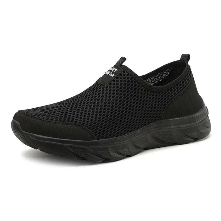 Leichte Herren Slip-On Sneaker, atmungsaktiv & bequem. Ideale Freizeitschuhe, Alltagsschuhe & Sommerschuhe für Herren.