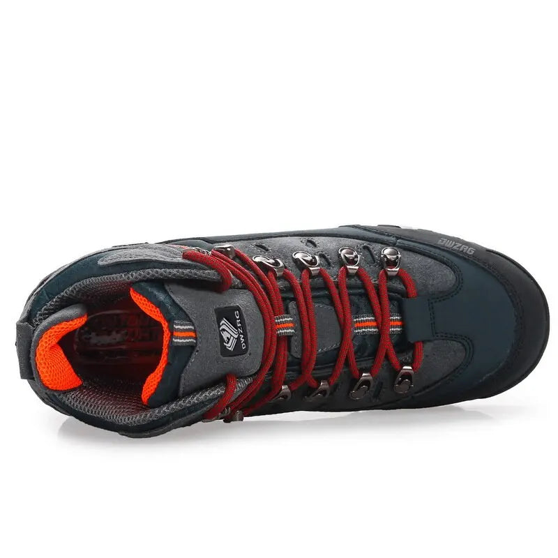 Beige Outdoor Halbschuhe für Herren mit robuster Sohle für Wanderungen