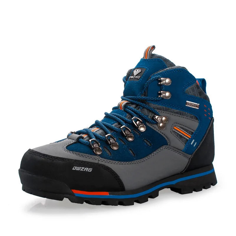 Herren Trekking Wanderschuhe, knöchelhoch & langlebig, mit rutschfester Profilsohle für besten Grip.