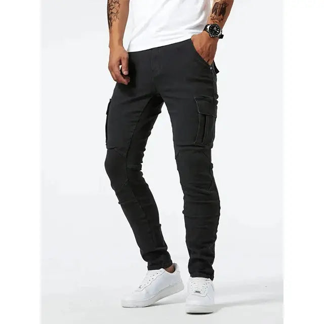 Eng geschnittene Herren Slim Fit Jeans. Moderne Passform, bequem für Freizeit & Alltag. Schmale Hose.