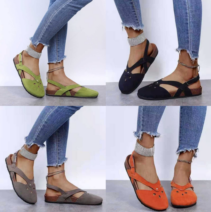 Bequeme orthopädische Damenschuhe mit Fußgewölbeunterstützung, perfekt als Reiseschuhe.