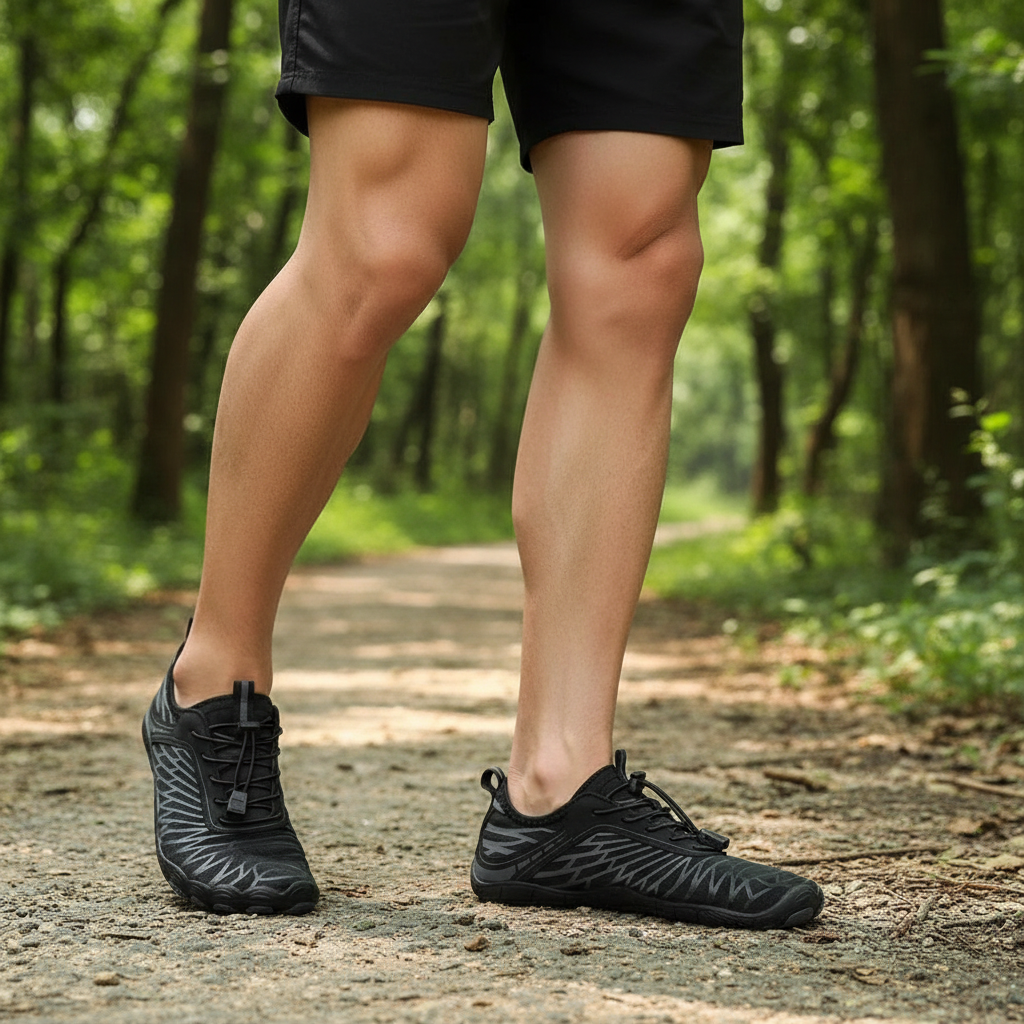 Ergonomisches Design der Barfußschuhe für eine verbesserte Körperhaltung