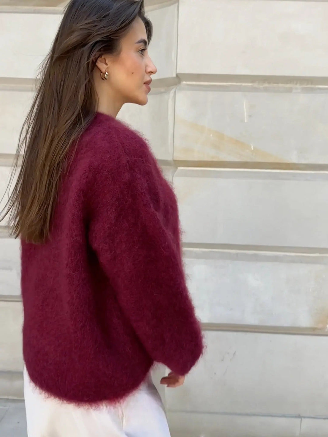 Modischer Damen Pullover Sophie mit lockerer Passform und elegantem Design