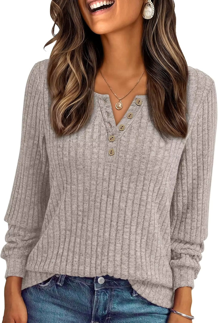 Damen Streifen-Sweatshirt Winter – Gemütlicher Freizeit-Look