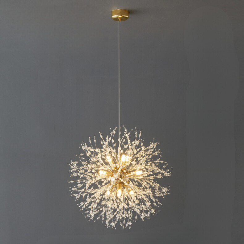 Moderne LED-Kristall-Pendelleuchte für Räume