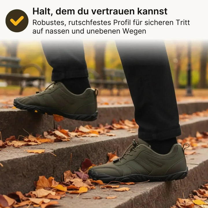 Flexible Unisex Barfußschuhe für Herbst & Winter mit natürlichem Bodengefühl.