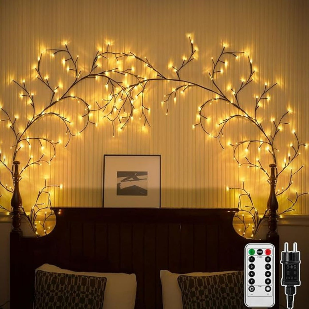 LED Weinreben-Lichterkette für gemütliche Atmosphäre