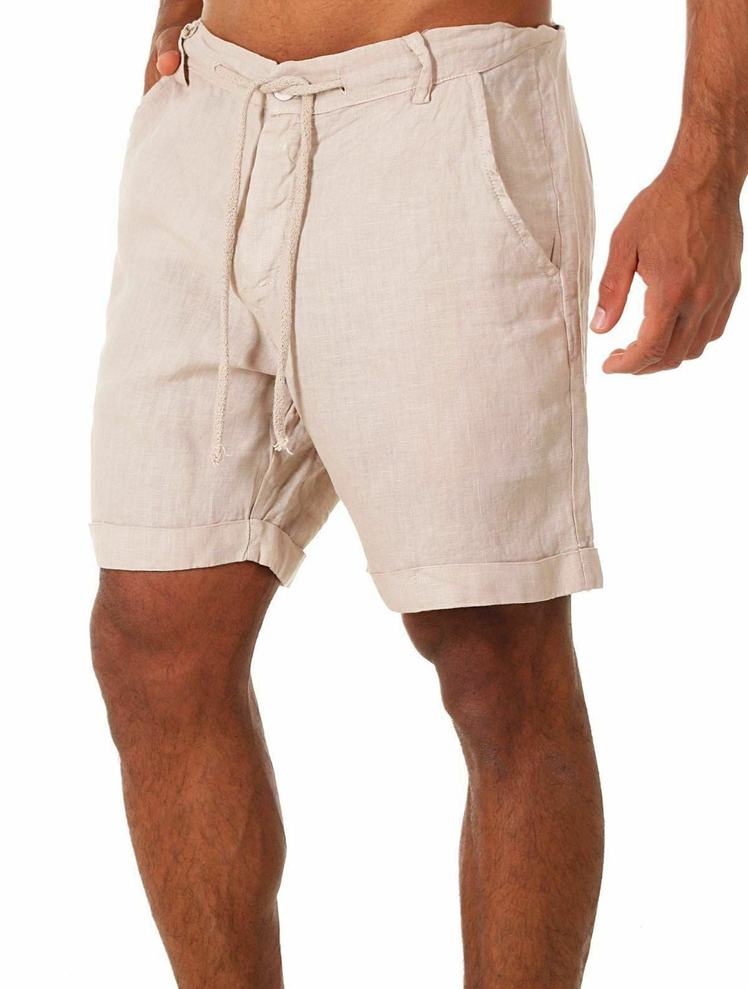 Bequeme Herren Freizeitshorts mit elastischem Bund & Kordelzug. Ideal für lässige Sommermode.