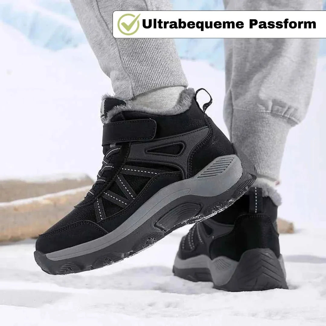 Komfortable Damen-Stiefelette, wasserabweisend und warm gefüttert. Perfekt als Schneeschuh für den Winter.